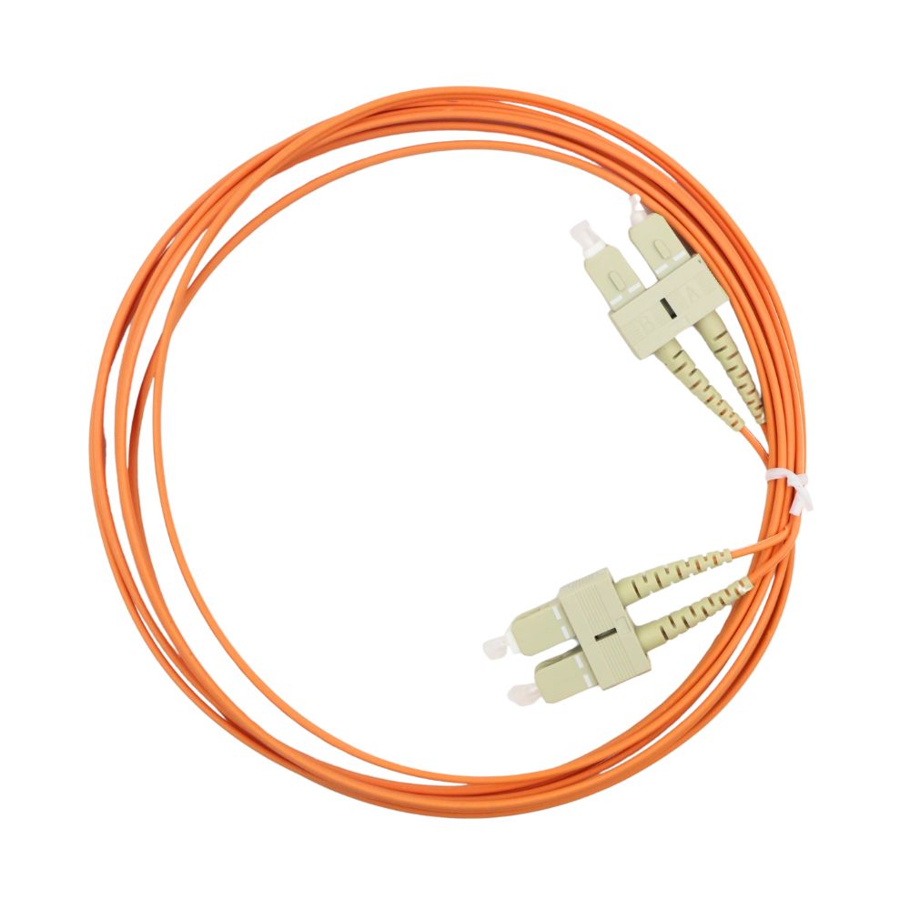 METRO Fiber Patch Cord SC/UPC To SC/UPC Multi Mode Duplex D2 3m view 3